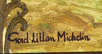 LILLIAN MICHELIN, olja på duk, signerad.