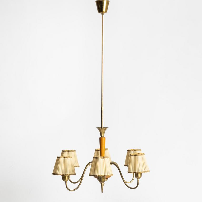 Harald Notini, a ceiling lamp model 11664, Arvid Böhlmarks Lampfabrik, Stockholm, 1950s.