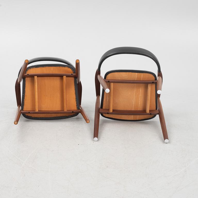 Armchairs, a pair by Farstrup, Denmark, 1960s.