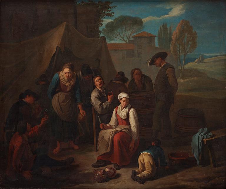 Norbert van Bloemen ("Cefalus"), Drinking party.