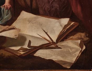 Nicolaes Maes Attributed to, Allegory of the Arts.