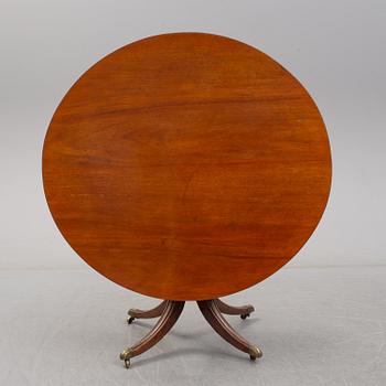 Breakfast table, Regency style, England, late 19th century.