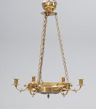 AMPEL, empirestil, 1900-mitt. Höjd ca 60 cm.