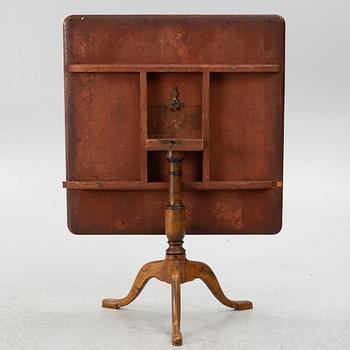 Fällbord, omkring år 1800.