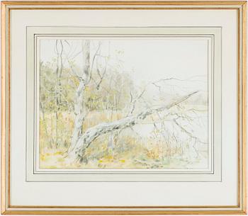 Robert Högfeldt · ROBERT HÖGFELDT, blandteknik på papper, signerad.