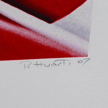 PHILIPPE HUART, färgserigrafi, signerad, numrerad 30/50 och daterad- 07.