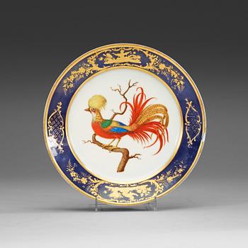 701. A French dinner plate, circa 1800.