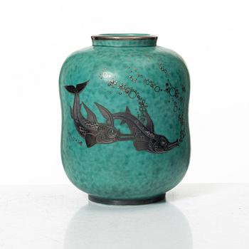 Wilhelm Kåge, vas, "Argenta", Gustavsberg.