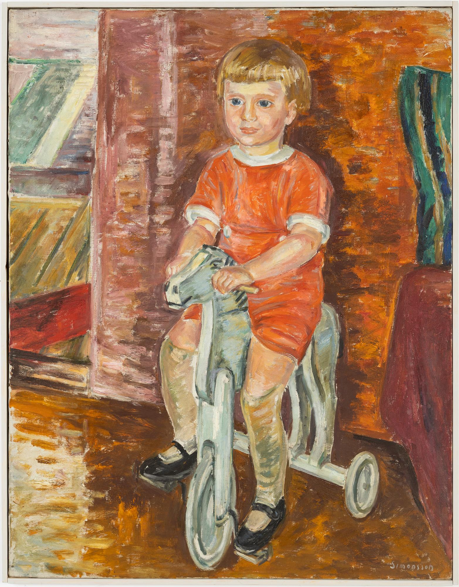 Birger Simonsson, oil on canvas, signed.