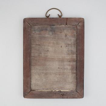 A Chinese famille rose placquer, after Feng Yunfeng, his school, presumably 21st century.