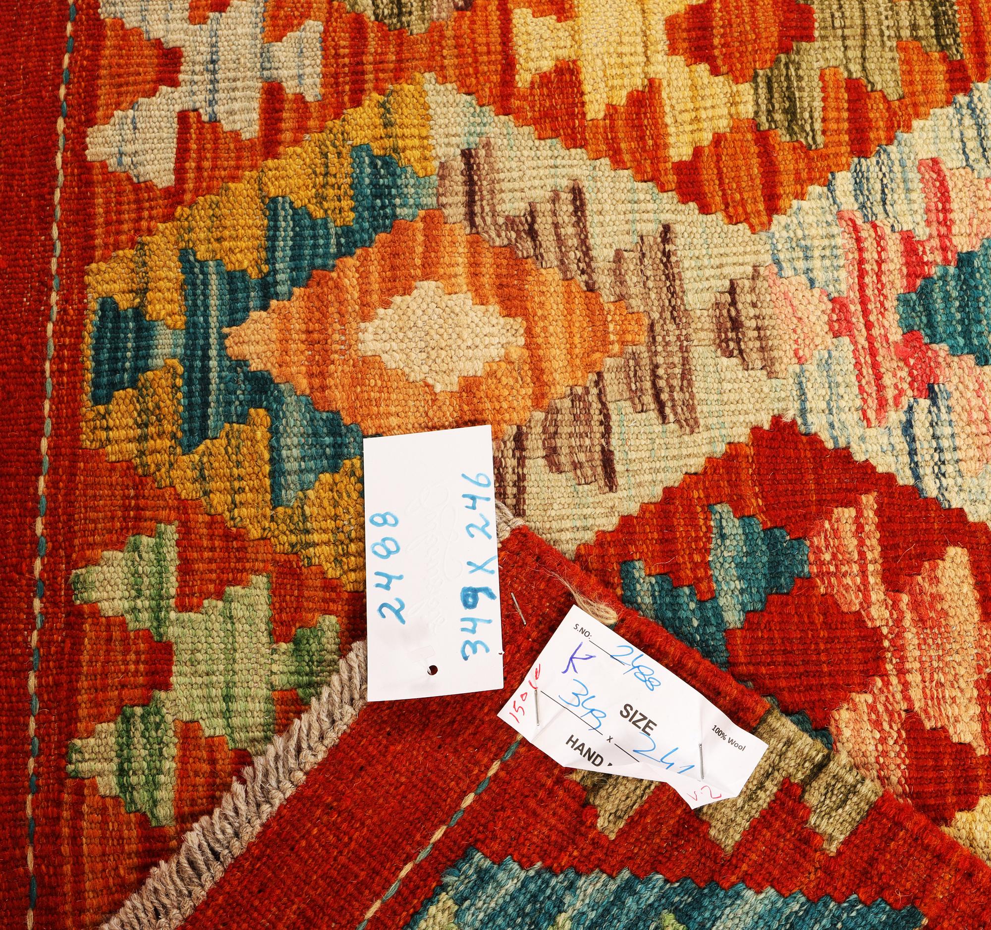 Matta, Kelim, Afghanistan, ca 349 x 246 cm.