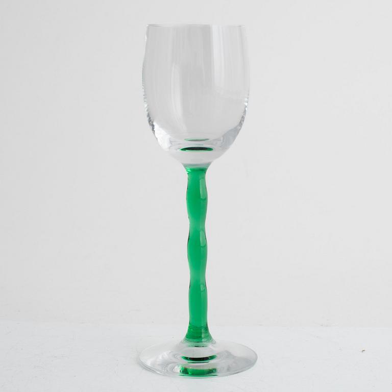 Gunnar Cyrén, glasservis, 26 delar, "Nobel", Orrefors.