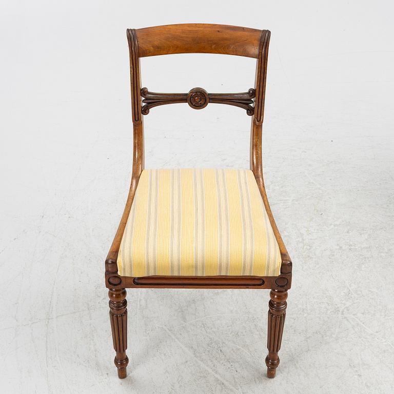 Empire, Four empire chairs, first half of the 19th Century.