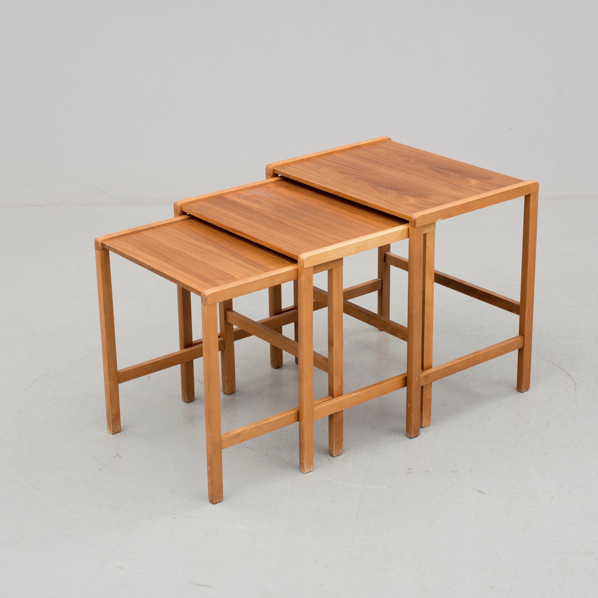SATSBORD, 3 delar, 1950/60-tal.
