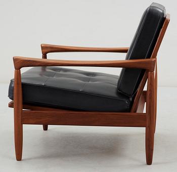 FÅTÖLJ, "Kolding", design Erik Wörtz, 1950/60-tal.