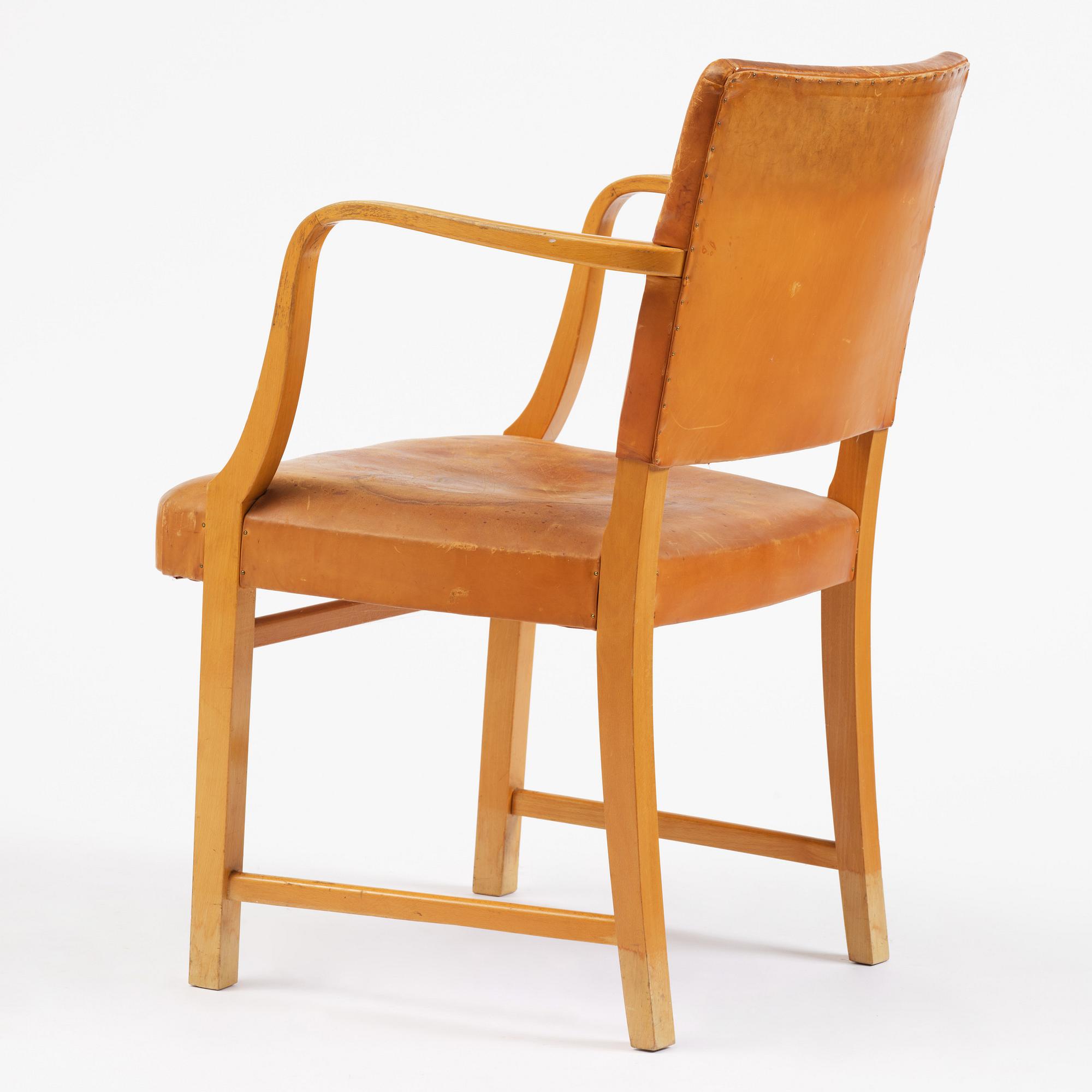 G.A. Berg, armchair, Stockholm, 1940s.