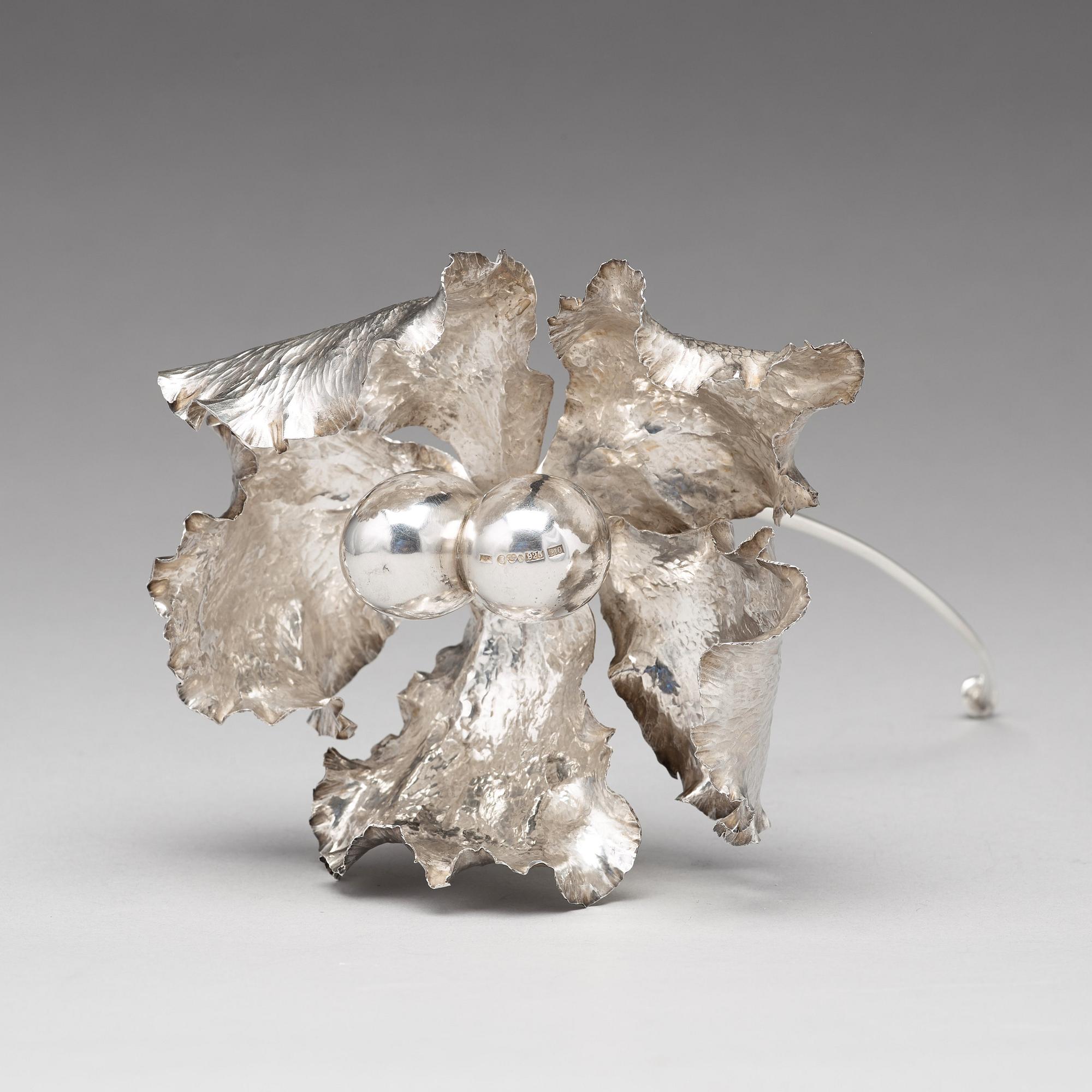 Kristian Nilsson, parfymflacon, Stockholm 1981, sterling.