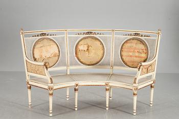 SOFFA, Louis XVI -stil, Frankrike. 1800/1900-tal.