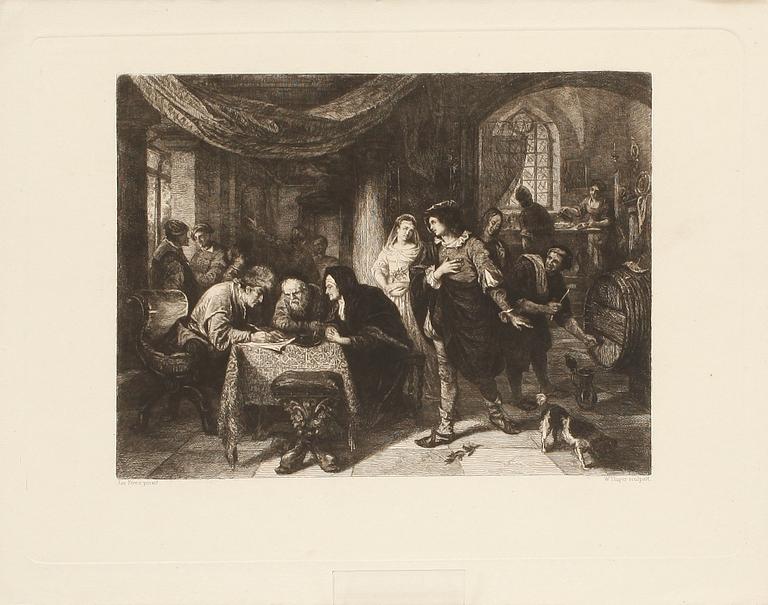 PARTI GRAFIK, ca 100 st, 1700-1900-tal.