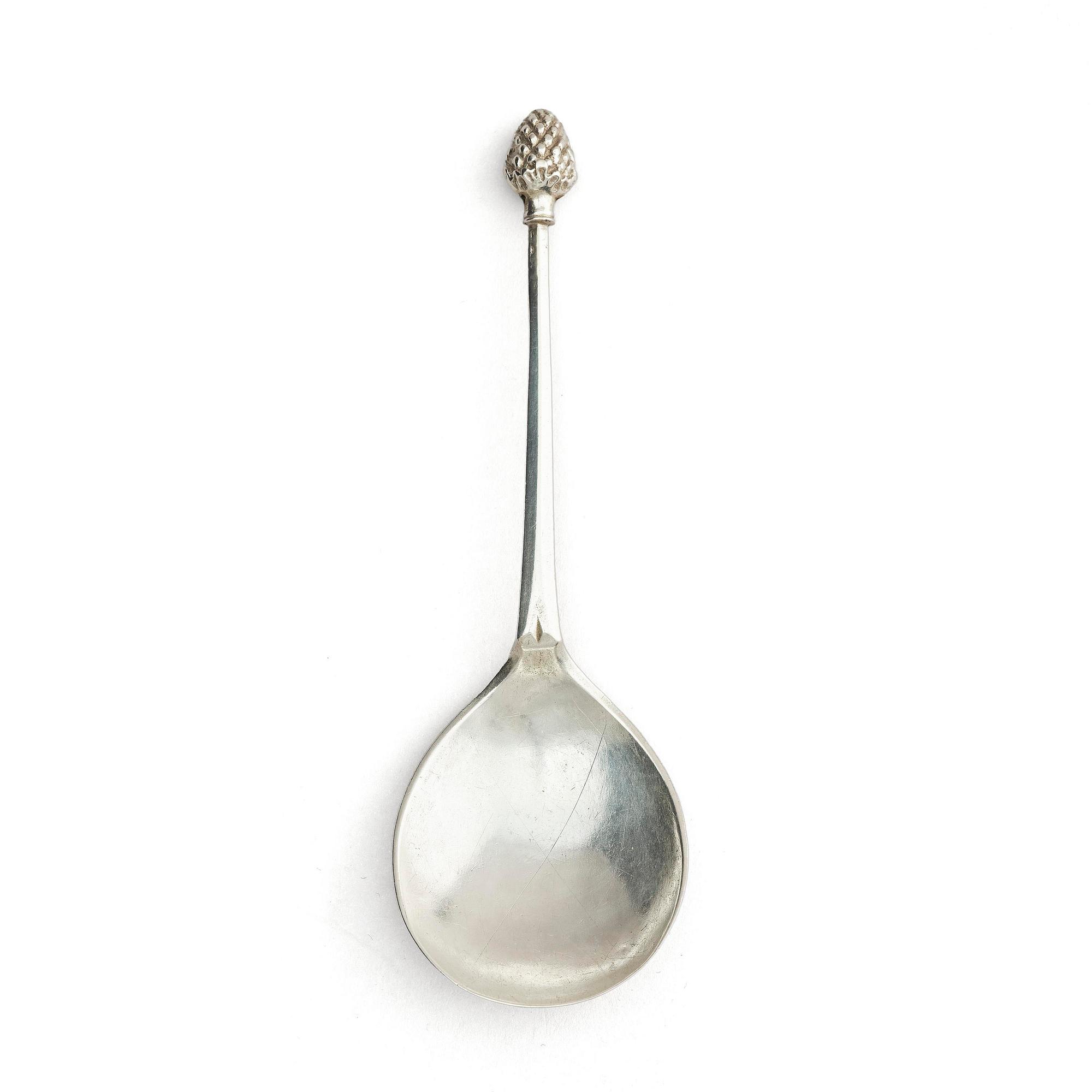 A Swedish 17th century silver spoon, mark of Michel Pohl the elder, Stockholm 1694.