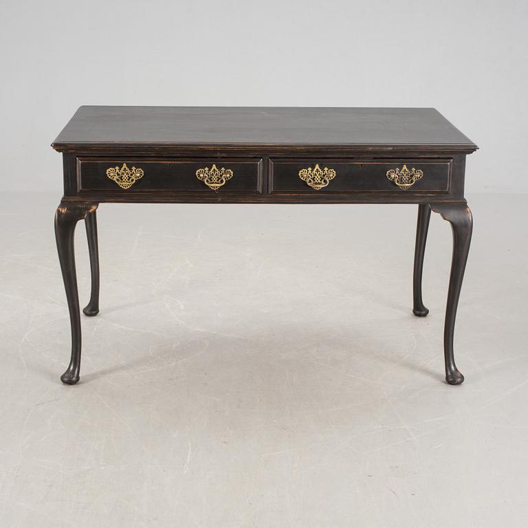 SKRIVBORD, George III-stil, 1900-talets första hälft, signerat.