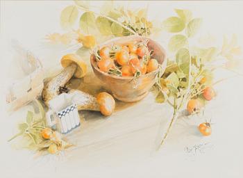 Fritz Jakobsson, water colour, signed and dated -89.