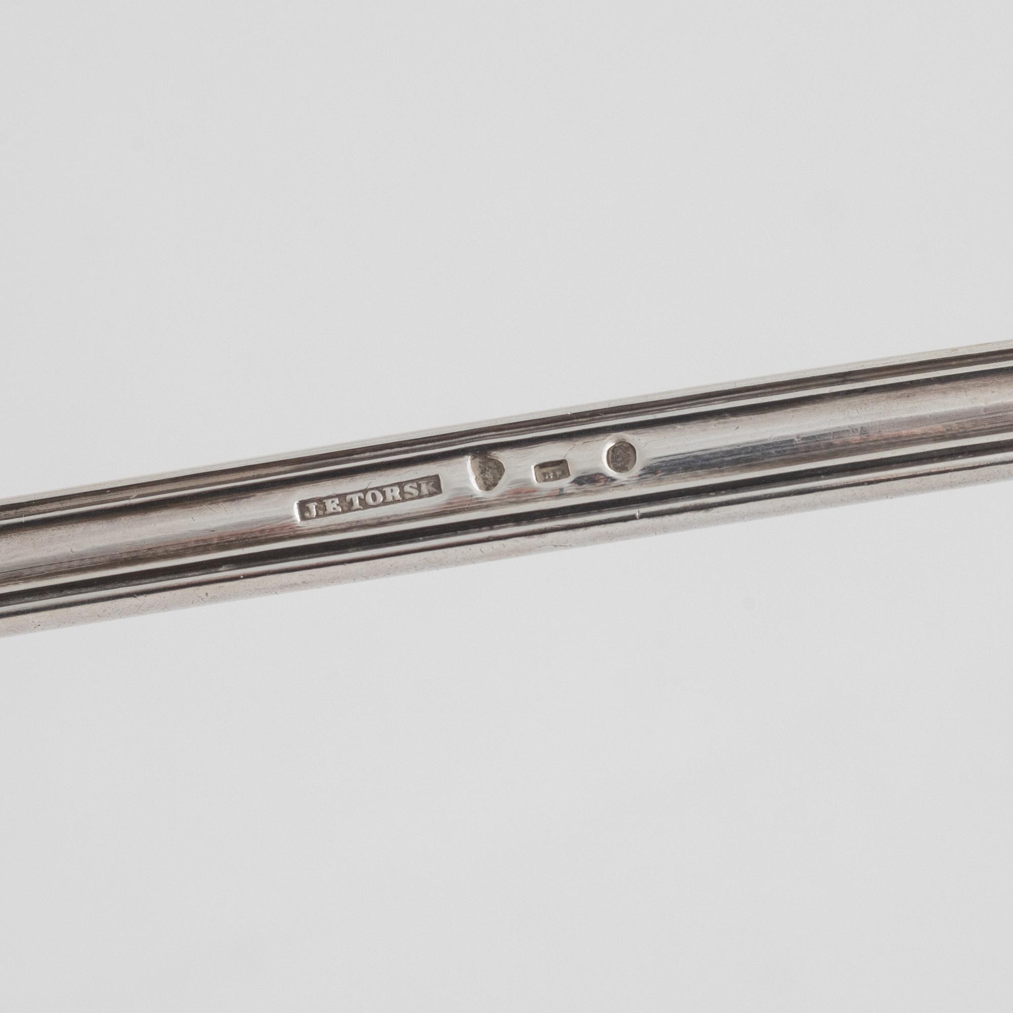 Jacob Engelberth Torsk, ladle, silver, model "Olga", Stockholm.