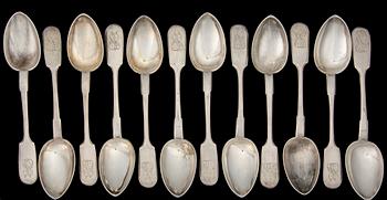 SKEDAR, 12 st, silver, Morosov, Ryssland 1908-1926. Vikt 582 g.