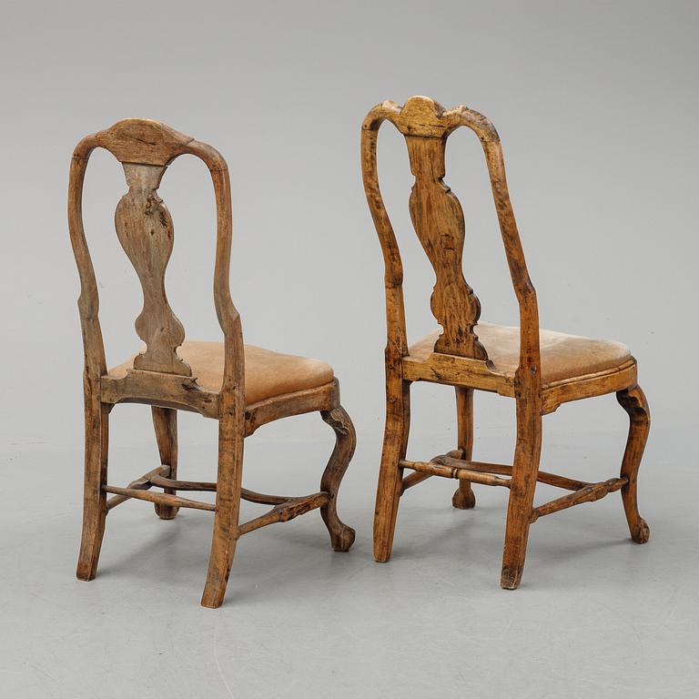 Twelve matched late Baroque style chairs, first half of the 18th Century.