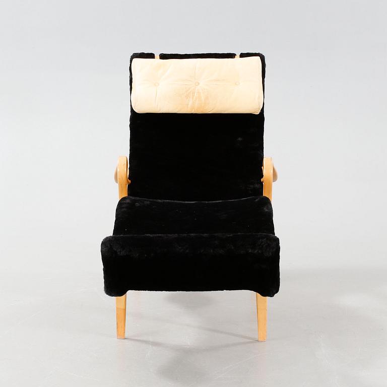 BRUNO MATHSSON, lounge chair, "Pernilla", made in the middle of the 20th century.