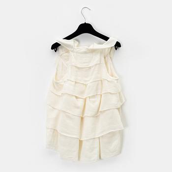 Marc Jacobs, a linen top, size 0.