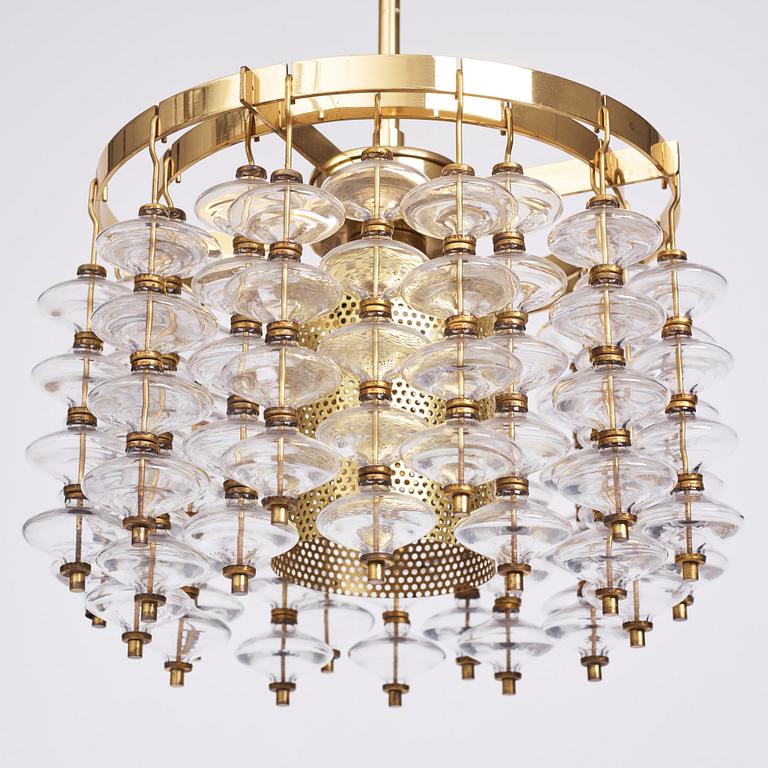 Hans-Agne Jakobsson, an 'Estrella' Ceiling Light, modell T581/H, Markaryd 1960-70s.