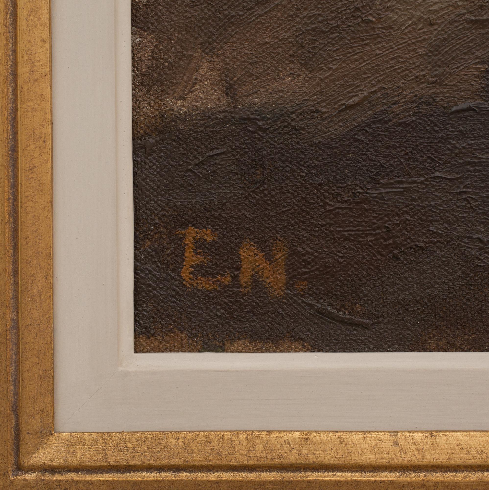 ERNST NORLIND, oljemålning, monogramsignerad.