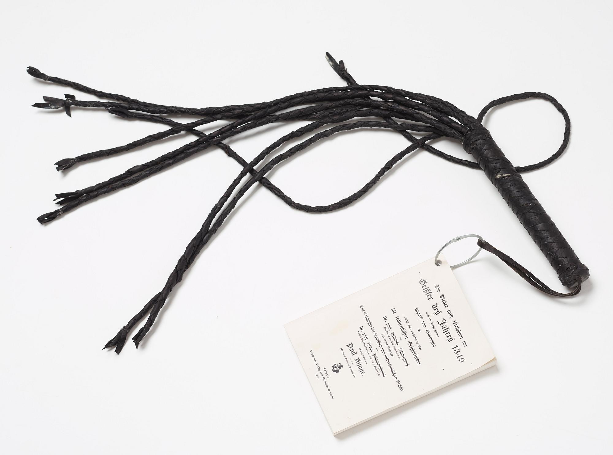 Per-Oskar Leu, signed with stamp and dated 2009. Numbered 7/33. Leather, metal and book.