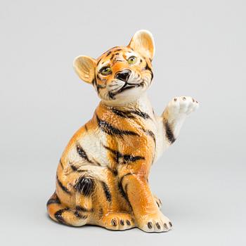 FIGURIN, porslin, "Tiger" 1900-talets andra hälft.
