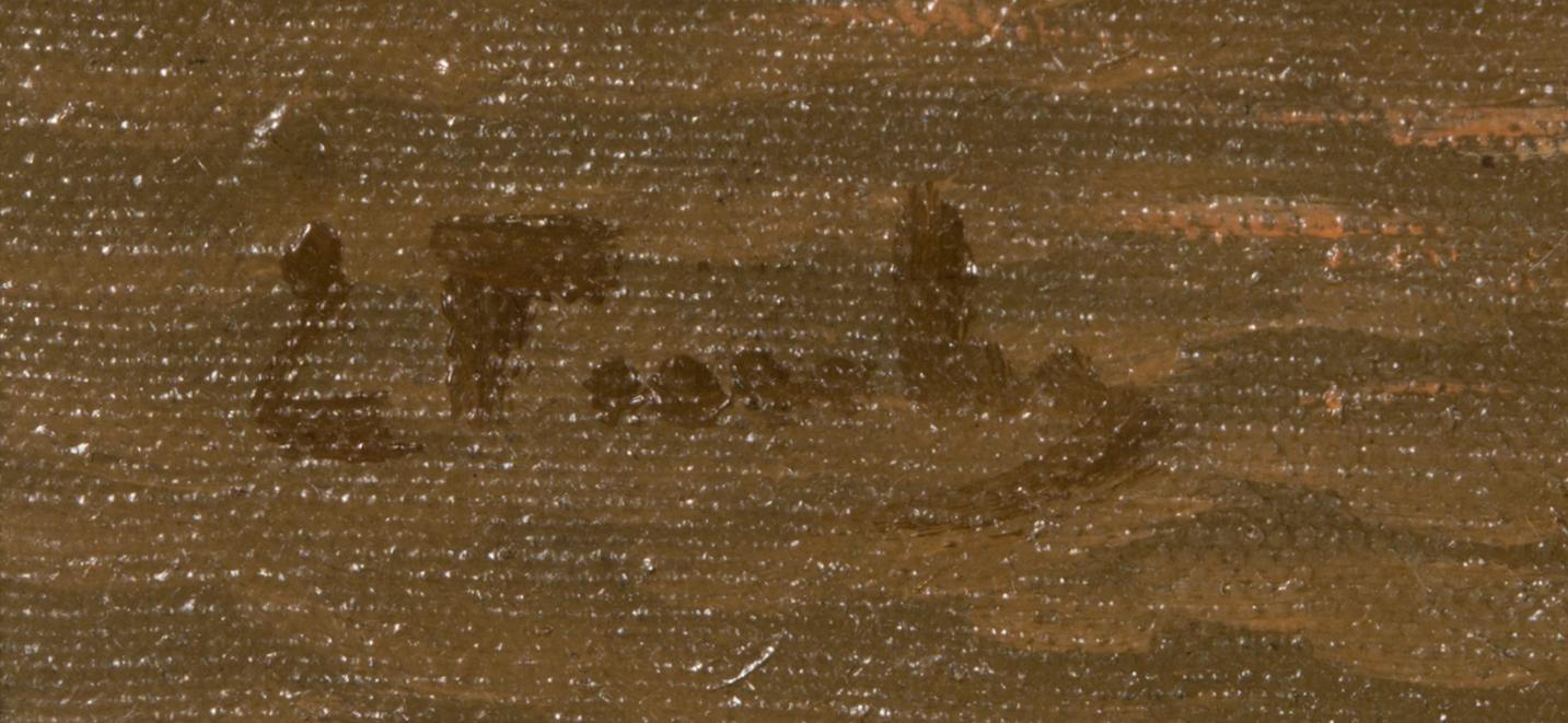 EUGEN TAUBE, oil on canvas, signed.