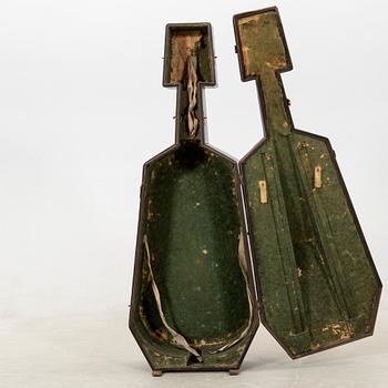 Cello case around 1900.