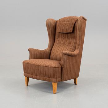 CARL MALMSTEN, fåtölj, "Åldermannen", 1900-talets andra hälft.