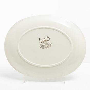 16 pieces of a Johnson Bros 'Fish' service, England.