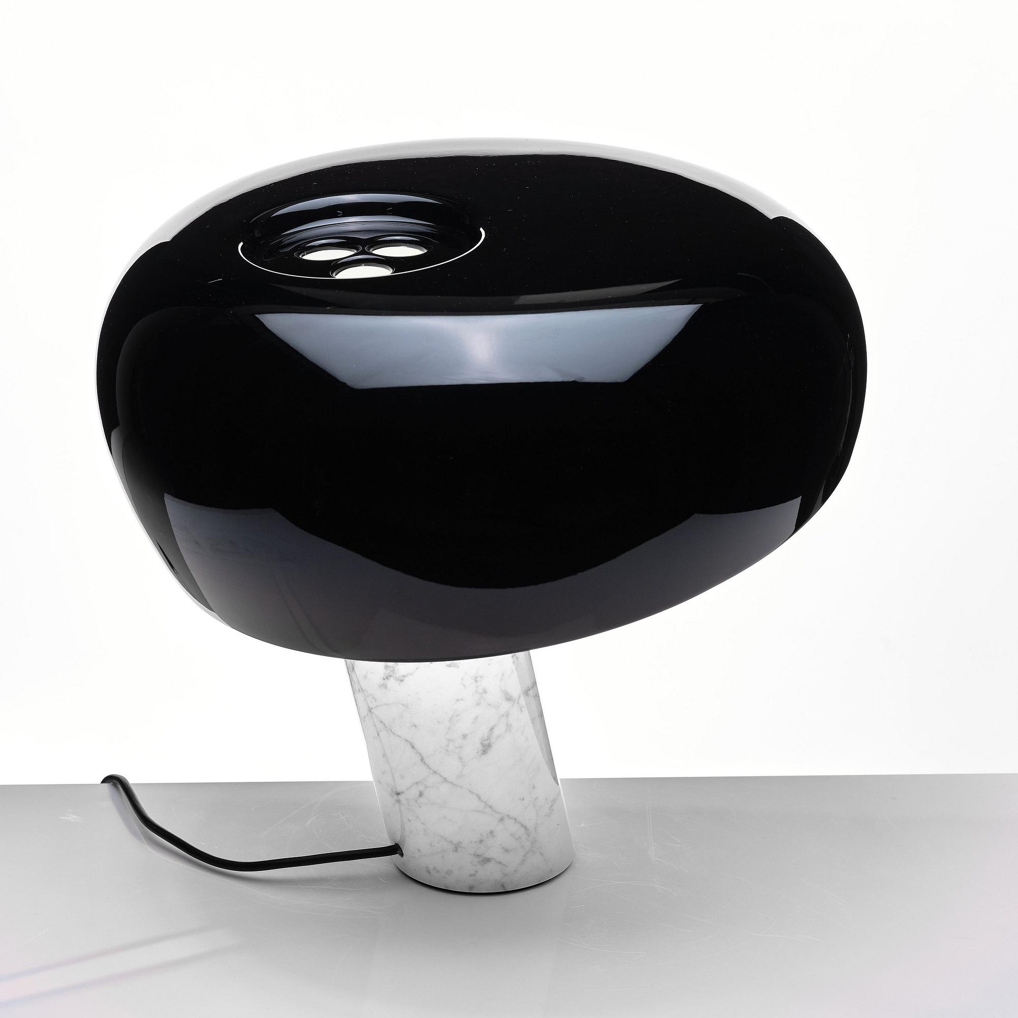 Achille Castiglioni, & Pier Castiglioni, a 'Snoopy' table lamp, Flos, Italy.