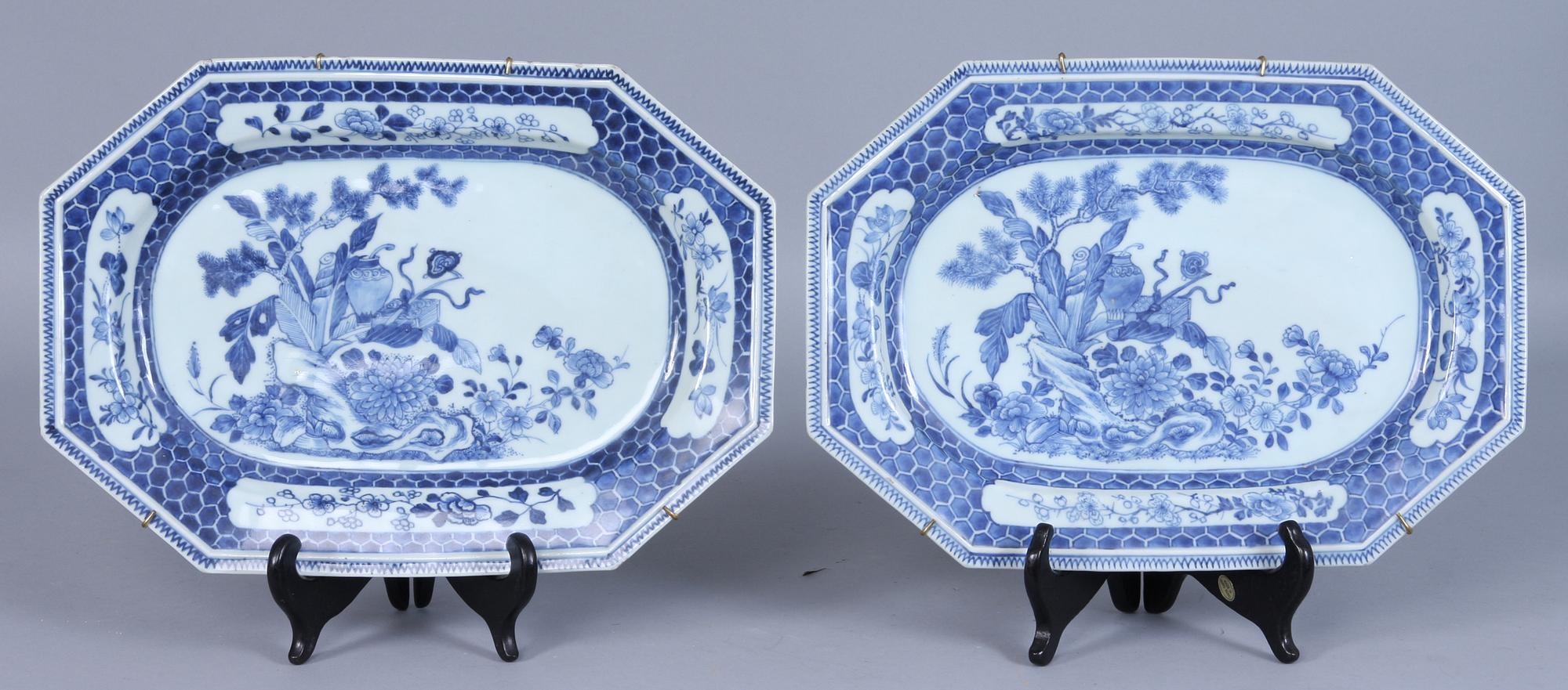 FAT, 4 st, porslin, Kina. 1700-tal.