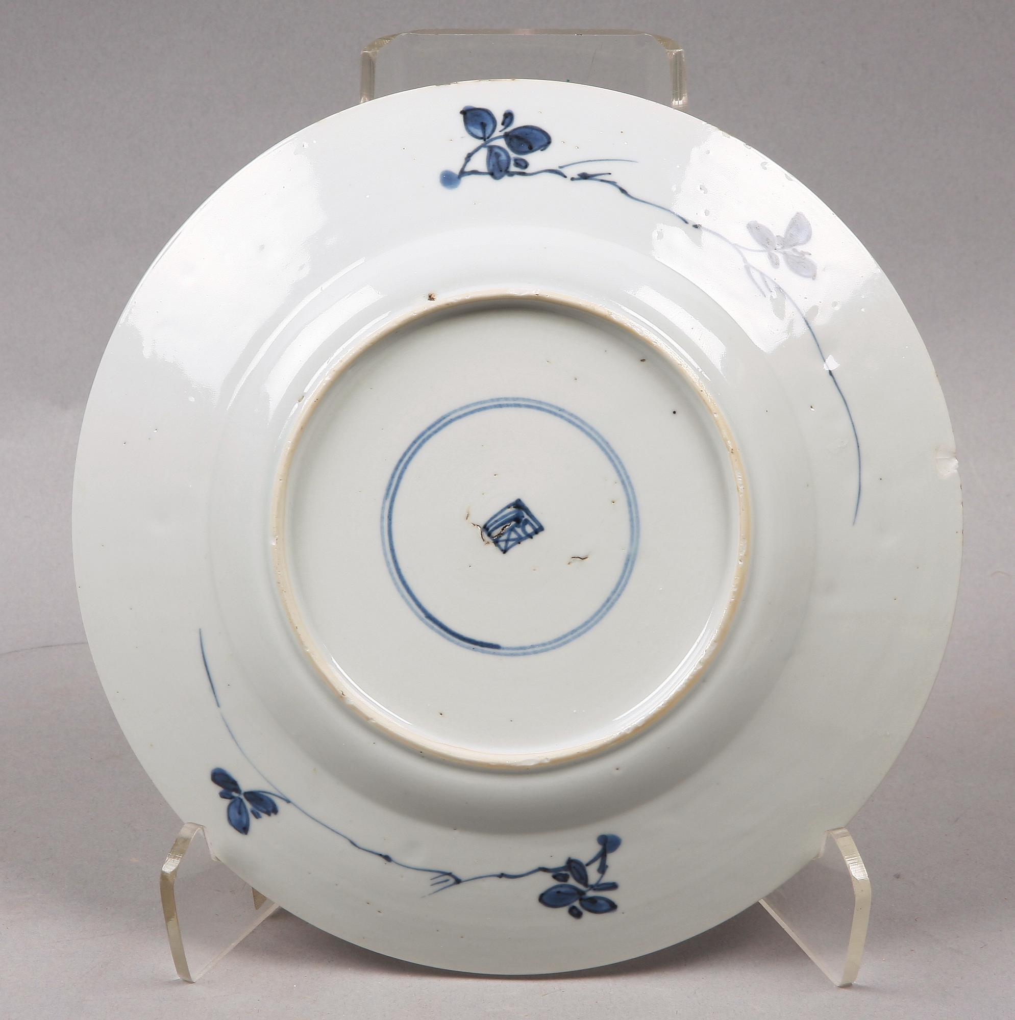 TALLRIK, porslin, Kina, Kangxi (1662-1722).