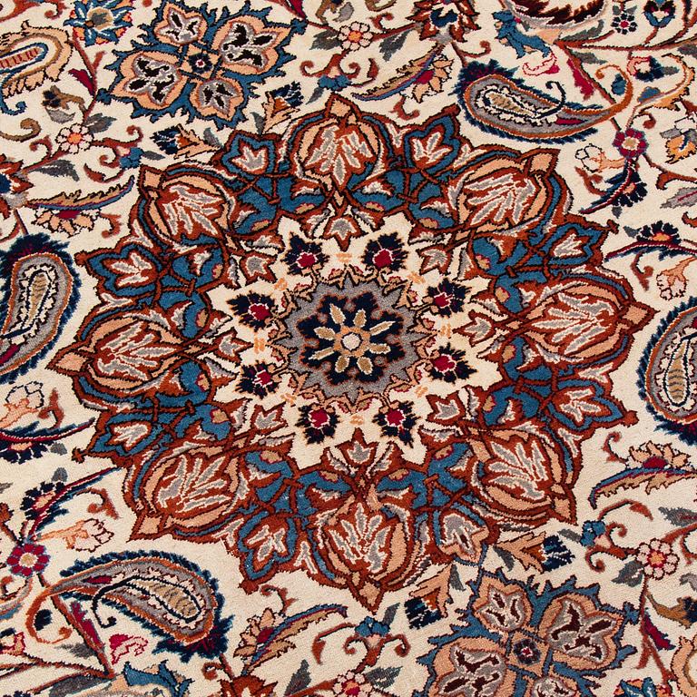 A CARPET, Kashmar, 367 x 295 cm.