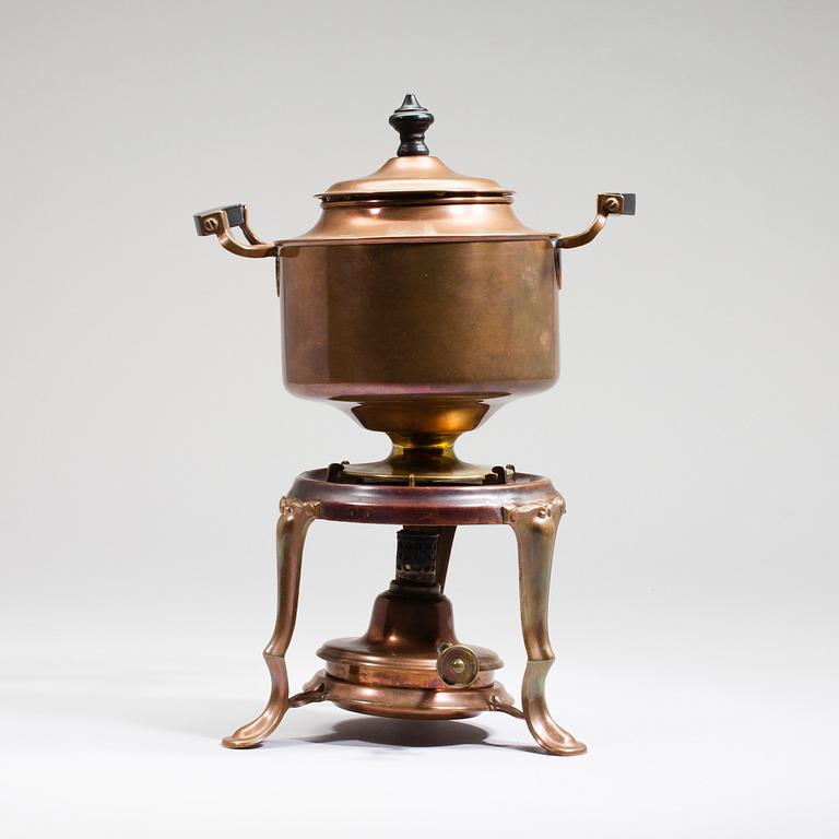 SAMOVAR, koppar och mässing, Manning Bowman, USA 1914.