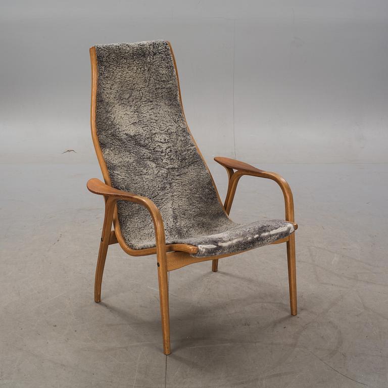 FÅTÖLJ med FOTPALL, "Lamino", Yngve Ekström.