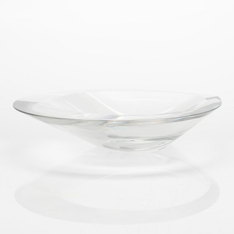 Tapio Wirkkala, konstglas, skål, signerad Tapio Wirkkala, Iittala -56.