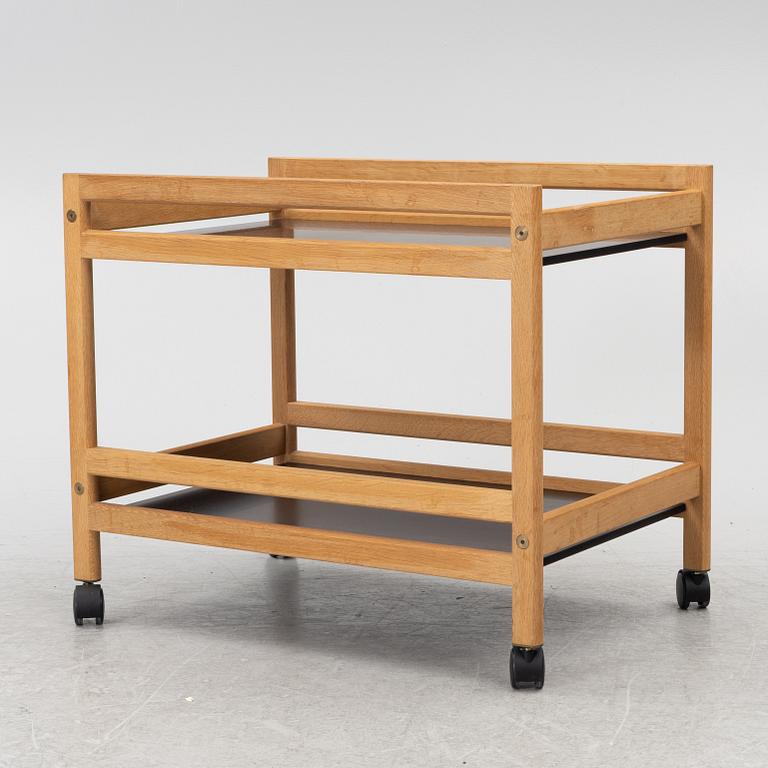 Børge Mogensen, Serving cart, Fredericia Stolefabrik, Denmark, 1960s.