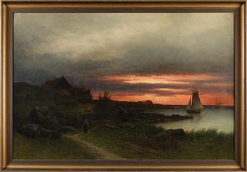 LARS THEODOR BILLING, olja på duk, signerad och daterad 1876.