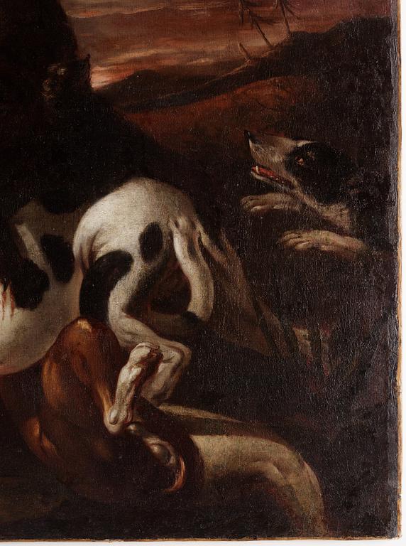 Frans Snyders Hans efterföljd, Björnjakt med hundar.