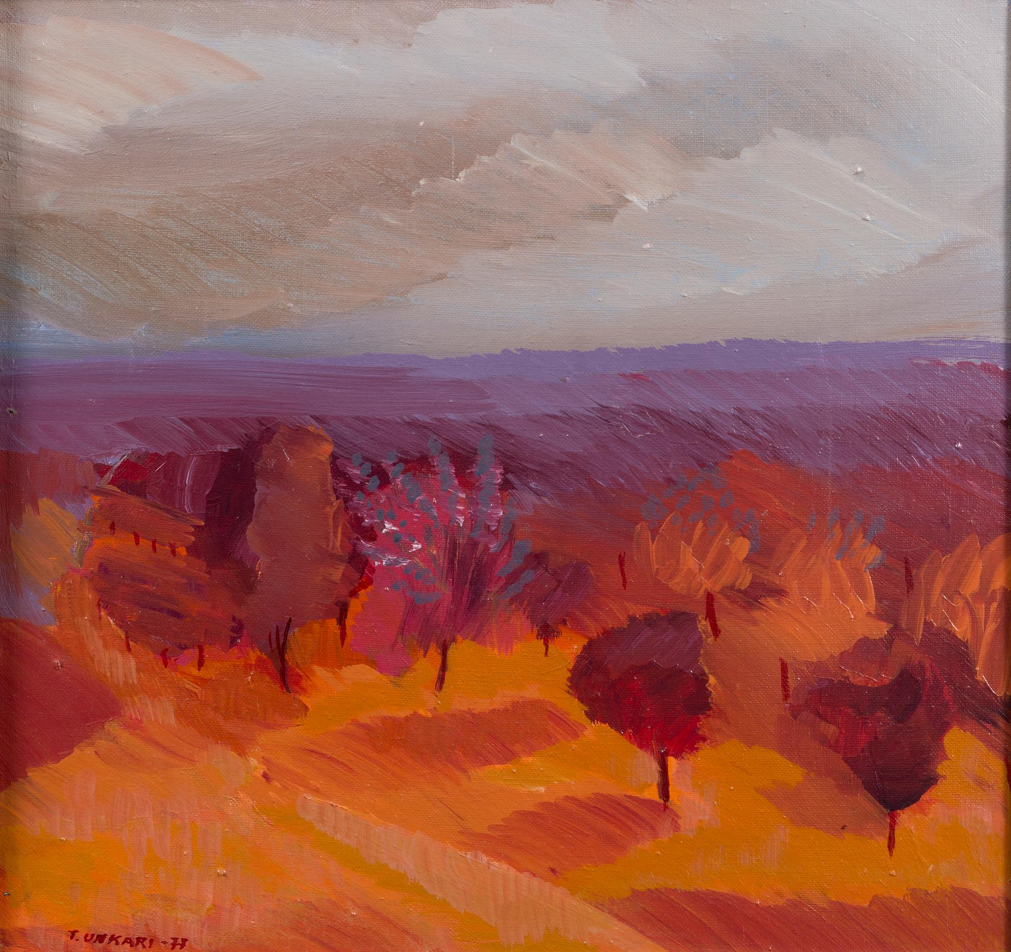 TARJA UNKARI, oil on canvas, signed and dated -77.